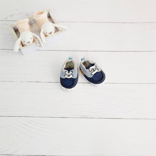 Zapato blando Lona Diseños Marca Black and blue 15 Estado Casi tiki