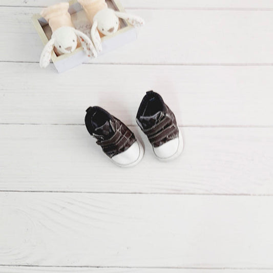 Zapatilla blanda Lona Gris Marca Opaline 16 Estado Casi tiki