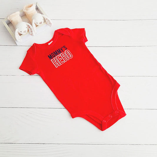 Body Algodón Rojo Marca Carter's 3-6 M Estado Tiki taka