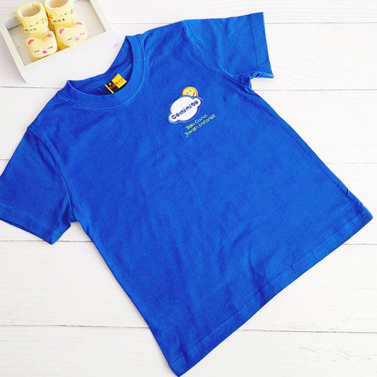 Polera Algodón Azul Marca Otra 6 A Estado Tiki taka