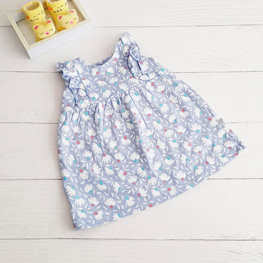 Vestido Algodón Diseños Marca Tribu 6 M Estado Tiki taka