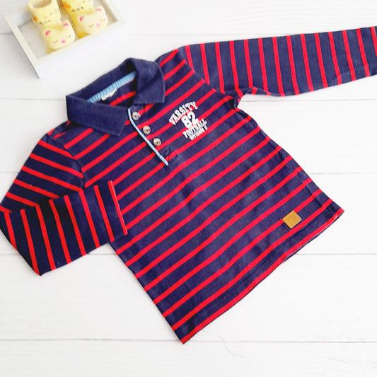 Polera Algodón Rayas Marca Otra 2 A Estado Casi tiki