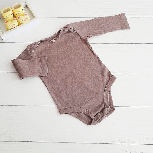 Body Algodón Café Marca Carter's 6 M Estado Casi tiki