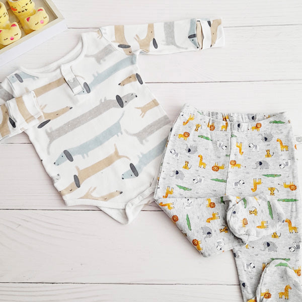 Pack Algodón Diseños Marca Otra 3-6 M Estado Casi tiki