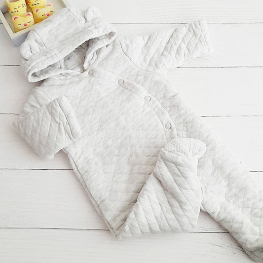 Osito acolchado Algodón Gris Marca Yamp! 6-9 M Estado Casi tiki