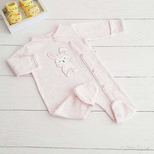 Osito Algodón Rosa Marca Baby harvest RN Estado Casi tiki