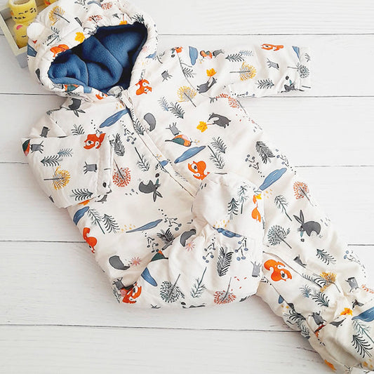 Osito acolchado forrado polar Diseños Marca Yamp! 6 M Estado Casi tiki