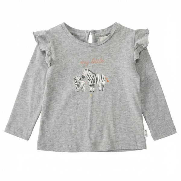 Polera Algodón Gris Marca Colloky 3-6 M Estado Casi tiki