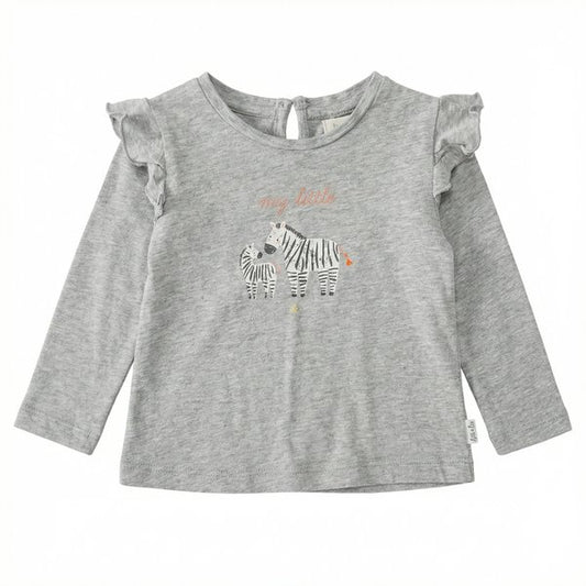 Polera Algodón Gris Marca Colloky 3-6 M Estado Casi tiki
