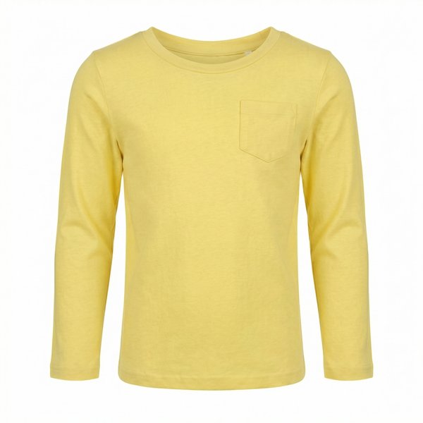 Polera Algodón Amarillo Marca Boulevard 9 M Estado Casi tiki