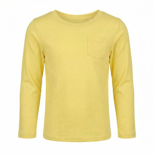 Polera Algodón Amarillo Marca Boulevard 9 M Estado Casi tiki