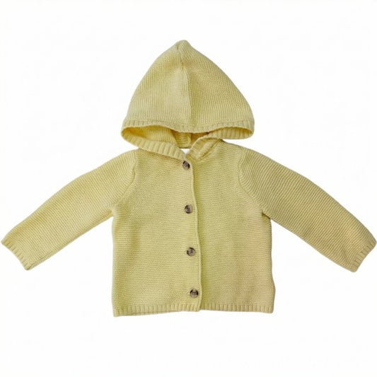 Chaleco Tejido Amarillo Marca Old Navy 12-18 M Estado Casi tiki