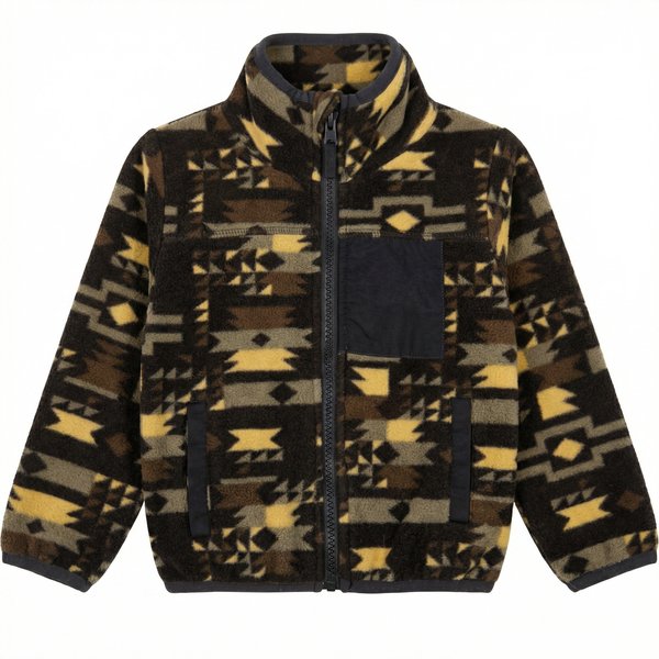 Polerón Polar Multicolor Marca Baby by little topsis 12 M Estado Casi tiki