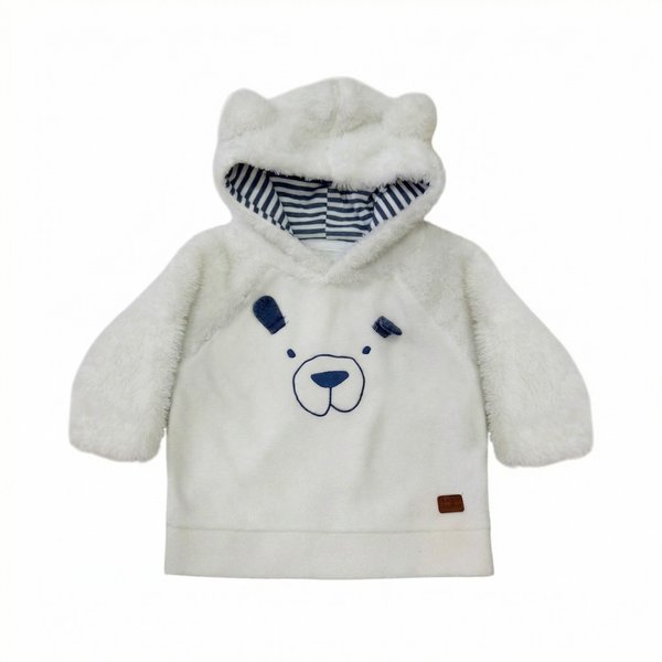 Polerón Polar Blanco Marca Tribu 9 M Estado Casi tiki