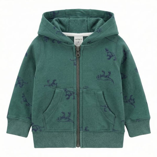 Polerón Algodón Verde Marca Carter's 3 M Estado Casi tiki