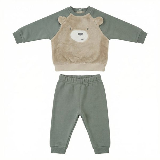 Conjunto Algodón Multicolor Marca Baby harvest 3-6 M Estado Casi tiki