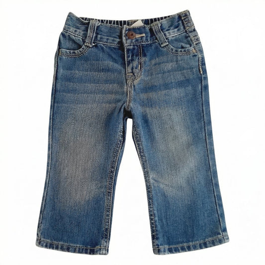 Jeans Mezclilla Azul Marca Osh kosh 9 M Estado Casi tiki