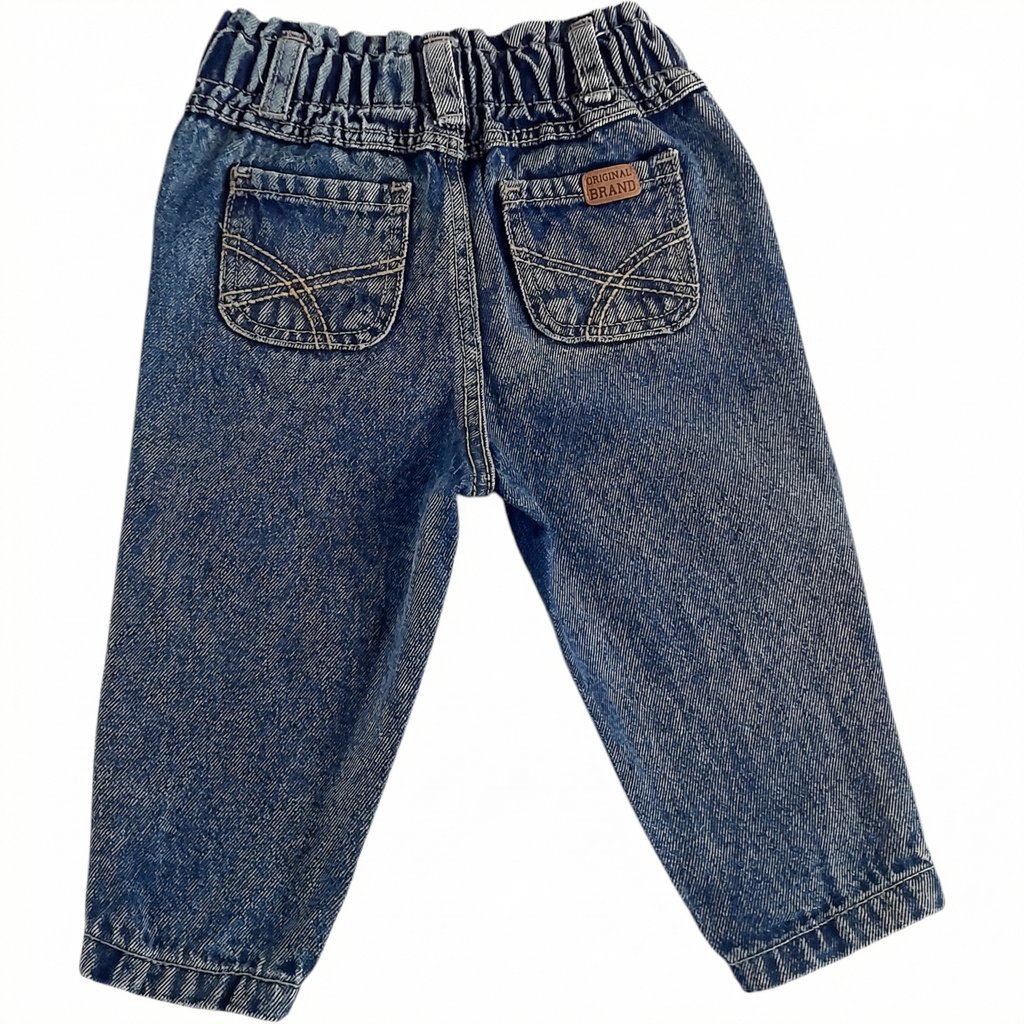 Jeans Mezclilla Azul Marca Tribu 12 M Estado Casi tiki