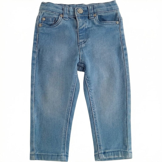 Pantalón Algodón Celeste Marca Tribu 12 M Estado Casi tiki