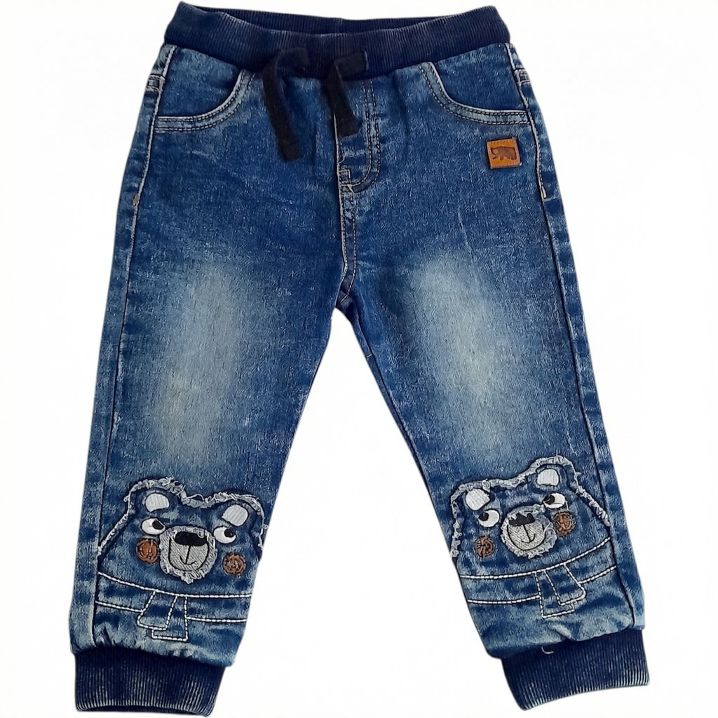 Pantalón Algodón Azul Marca Otra 12-18 M Estado Casi tiki