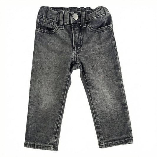 Jeans Mezclilla Gris Marca Gap 12-18 M Estado Casi tiki