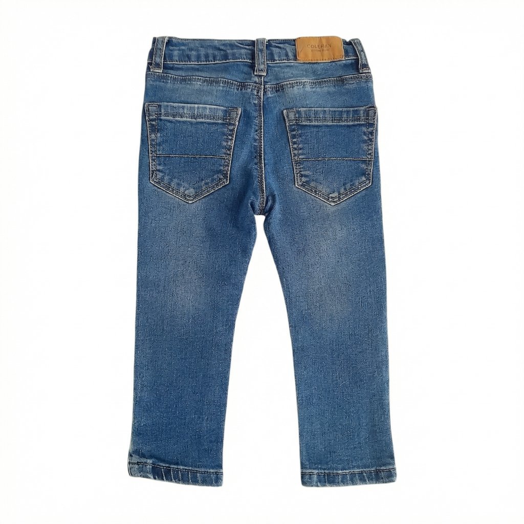 Jeans Algodón Azul Marca Colloky 12-18 M Estado Casi tiki