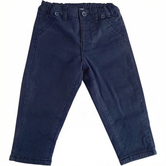 Pantalón Algodón Azul Marca Otra 6-9 M Estado Casi tiki