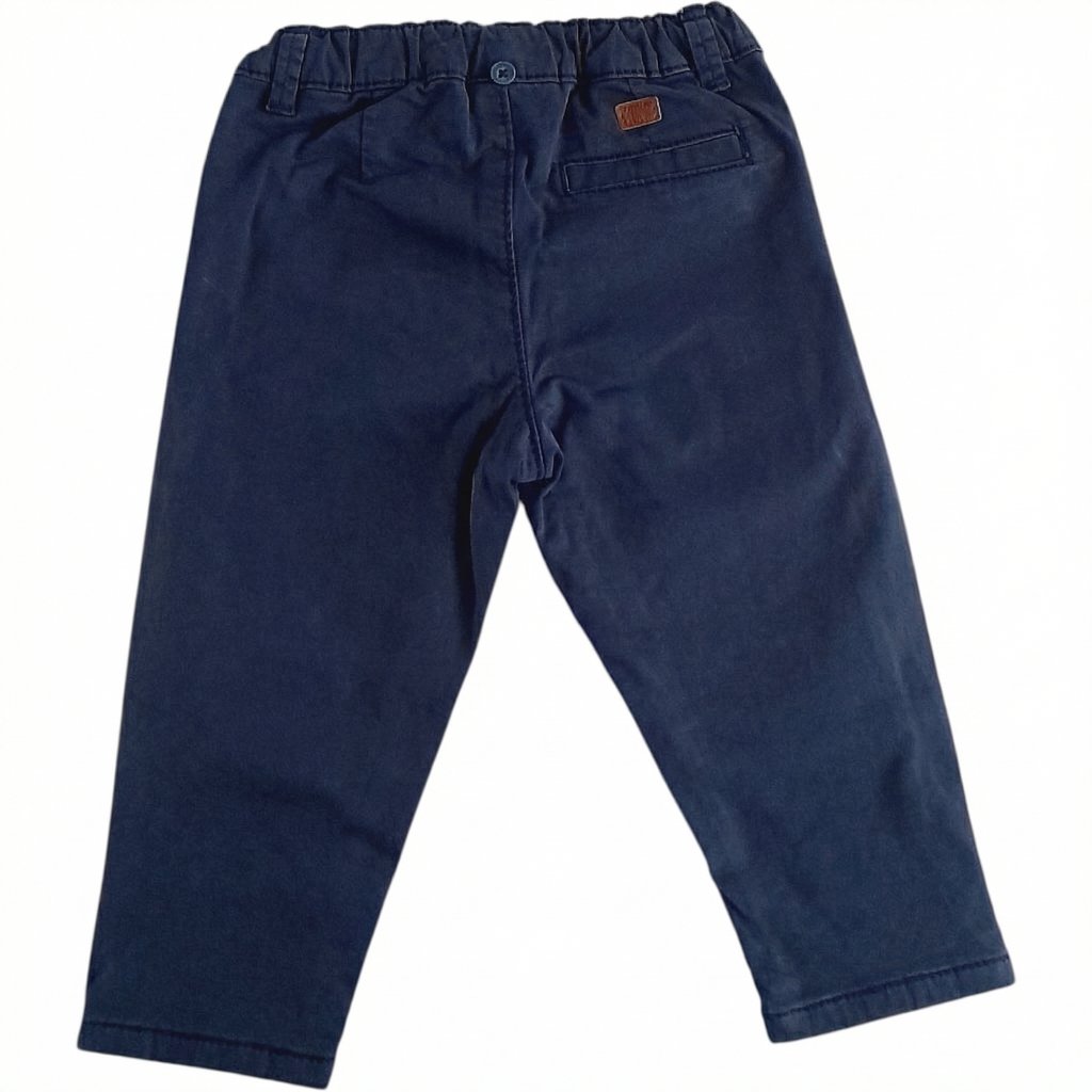 Pantalón Algodón Azul Marca Otra 6-9 M Estado Casi tiki