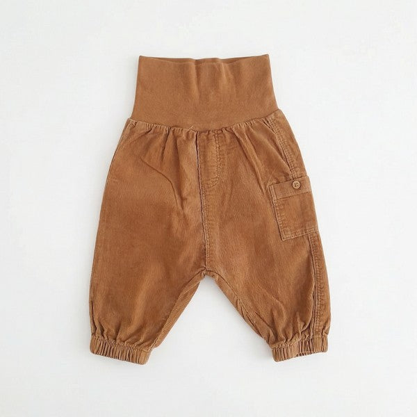 Pantalón Algodón Café Marca H&M Recién Nacido Estado Casi tiki