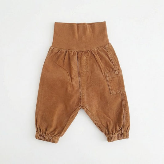 Pantalón Algodón Café Marca H&M Recién Nacido Estado Casi tiki
