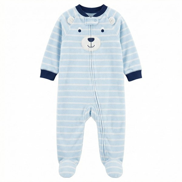 Osito Micropolar Celeste Marca Carter's 9 M Estado Casi tiki