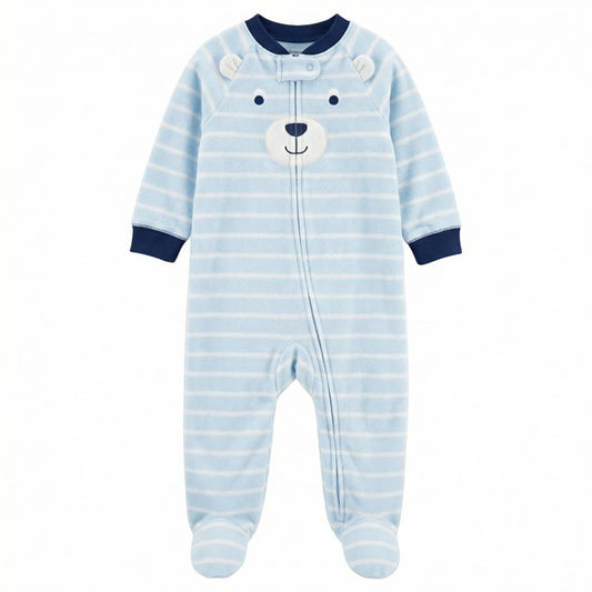 Osito Micropolar Celeste Marca Carter's 9 M Estado Casi tiki