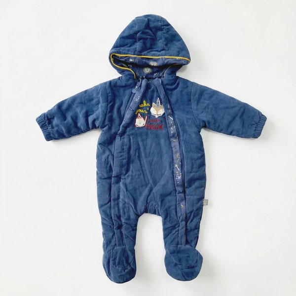 Osito acolchado Algodón Azul Marca Pillin RN Estado Casi tiki