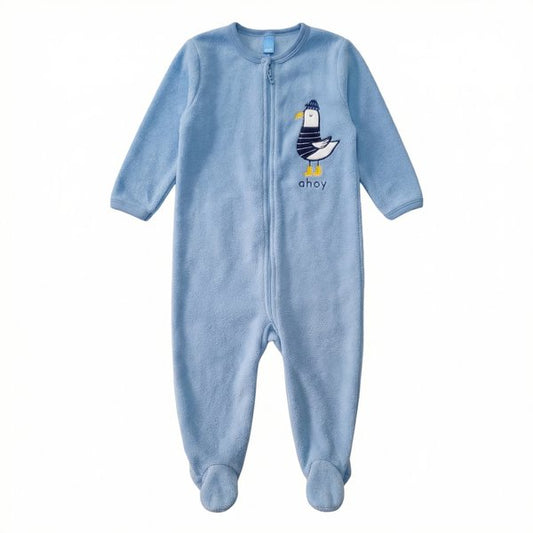 Pijama Polar Celeste Marca Boulevard 2 A Estado Casi tiki