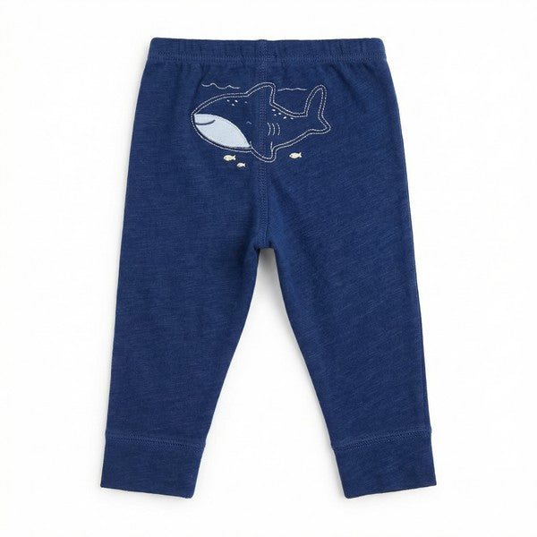 Calza Algodón Azul Marca Otra 3-6 M Estado Casi tiki