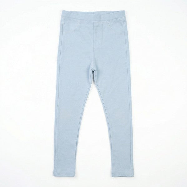 Calza Algodón Celeste Marca Zara 3 A Estado Casi tiki