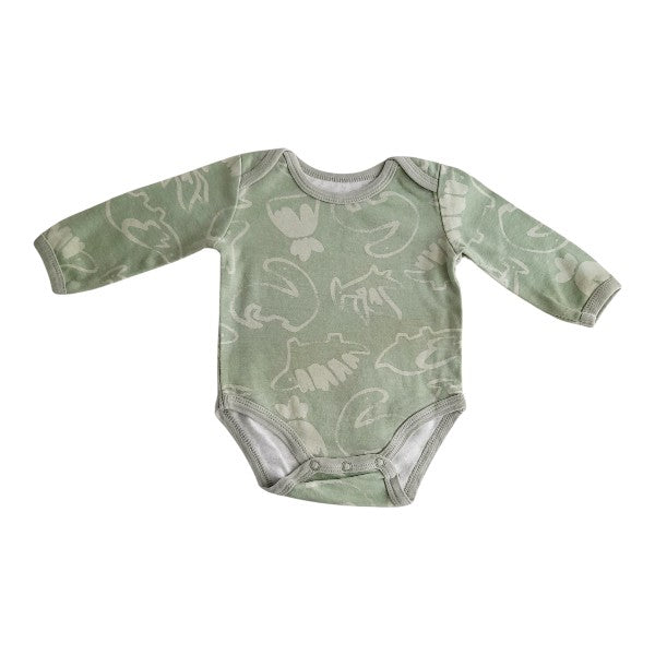 Body Algodón Verde Marca Boulevard 3-6 M Estado Tiki taka