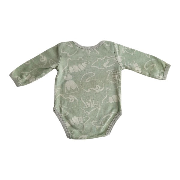 Body Algodón Verde Marca Boulevard 3-6 M Estado Tiki taka