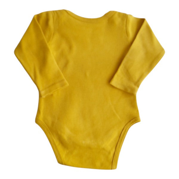 Body Algodón Amarillo Marca Colloky 3-6 M Estado Tiki taka