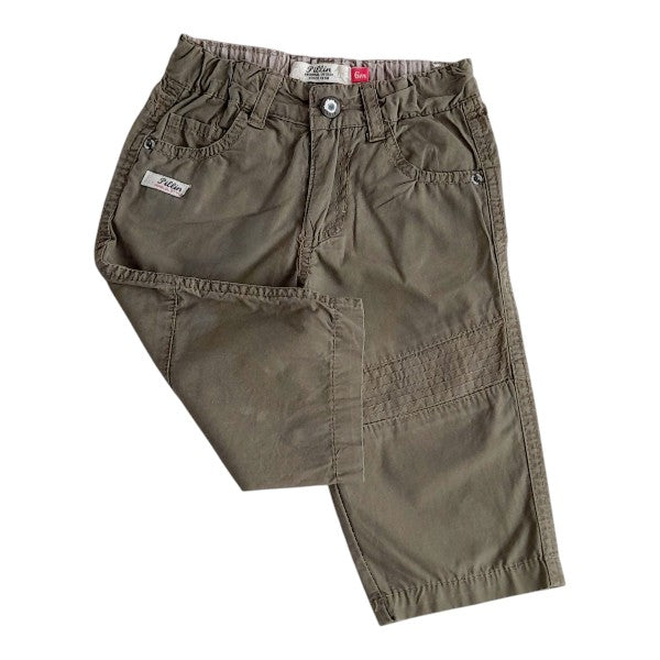 Pantalón Algodón Verde Marca Pillin 6 M Estado Tiki taka