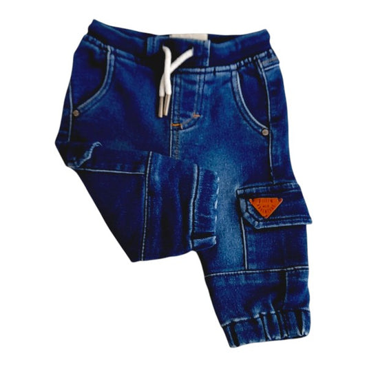 Pantalón Algodón Azul Marca Pillin 3 M Estado Casi tiki
