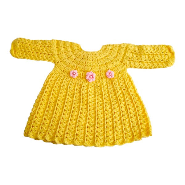 Vestido Tejido Amarillo Marca Genérica 3 M Estado Tiki taka