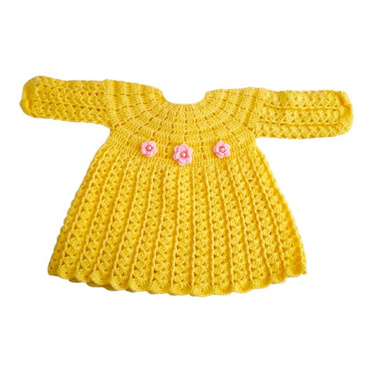 Vestido Tejido Amarillo Marca Genérica 3 M Estado Tiki taka