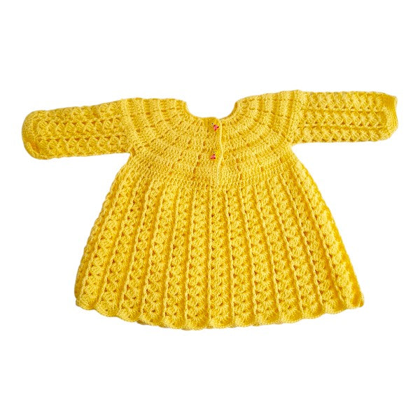 Vestido Tejido Amarillo Marca Genérica 3 M Estado Tiki taka