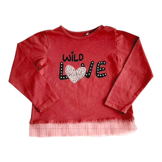 Polera Algodón Diseños Marca Ficcus 18-24 M Estado Casi tiki