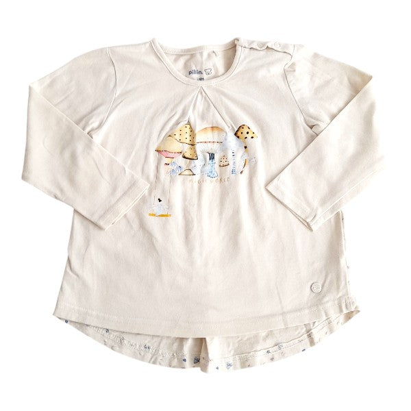 Polera Algodón Diseños Marca Pillin 2 A Estado Casi tiki