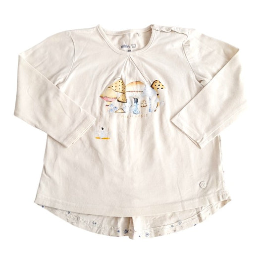 Polera Algodón Diseños Marca Pillin 2 A Estado Casi tiki