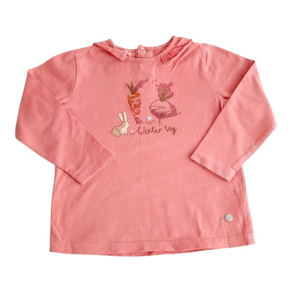 Polera Algodón Damasco Marca Pillin 2 A Estado Casi tiki