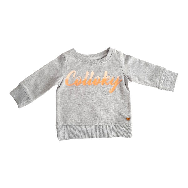 Polerón Algodón Gris Marca Colloky 6 M Estado Casi tiki