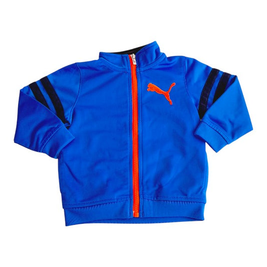 Polerón Poliéster Azul Marca Puma 18 M Estado Casi tiki